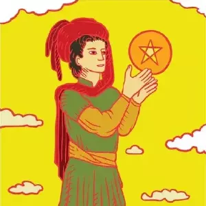 Карта Таро Паж Пентаклів: значення та опис