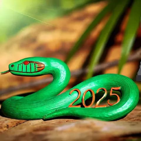 Зелена Дерев'яна Змія – символ 2025 року